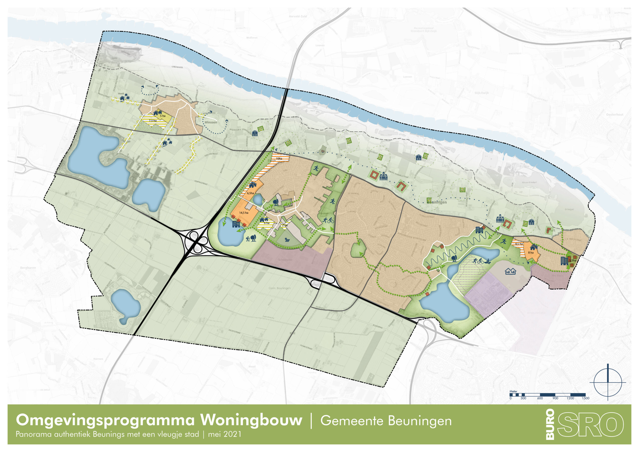 Buro SRO - Nieuws - Panorama omgevingsprogamma woningbouw Beuningen vastgesteld