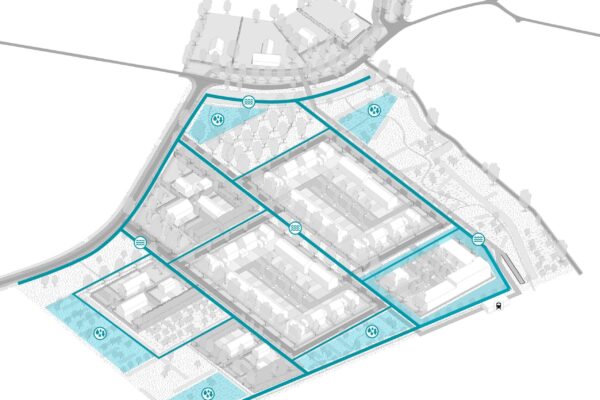 Schetsontwerp Ravenstein_water_15 dec 2021_axonometrie_maptionnaire Axonometrie thema water - Landelijk wijk Bendelaar, Ravenstein