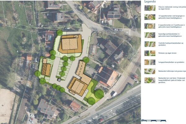 schetsontwerp Renkum onder de bomen